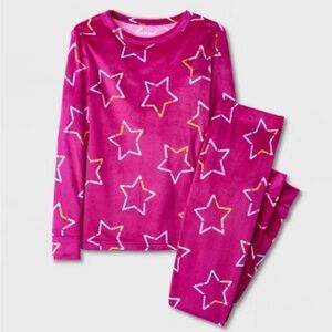Cat & Jack Fuchsia Star Pajama Set